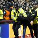 Young Boys fans clash with police during Villa match