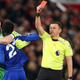 Everton's Gueye sent off for clash with team-mate Keane