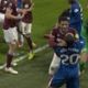 Huge brawl between Chelsea and West Ham sees star sent off after 'trying to eat' rival