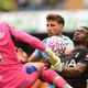 Why did Trafford avoid red card against Spurs?