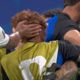 Jude Bellingham 'slaps' Argentina star in ugly scenes after England's defeat