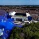 Everton fans wave emotional goodbye to Goodison Park with blue flares and 8:30am pub visits