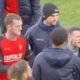 Ex-Arsenal star Jack Wilshere dragged away after clash with angry fans